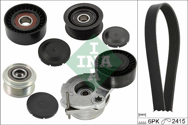 INA 529 0484 20 - Комплект пистов ремък parts5.com