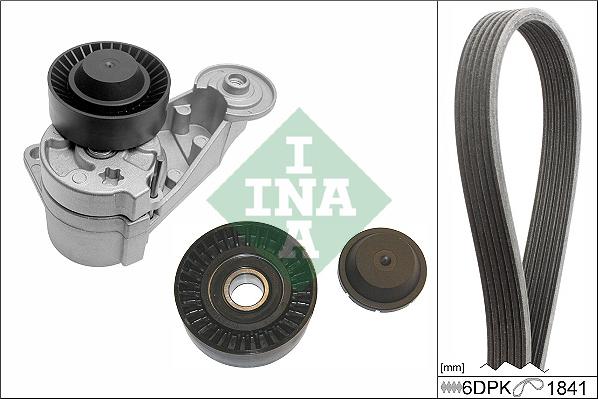 INA 529 0480 10 - Komplet rebrastega jermena parts5.com