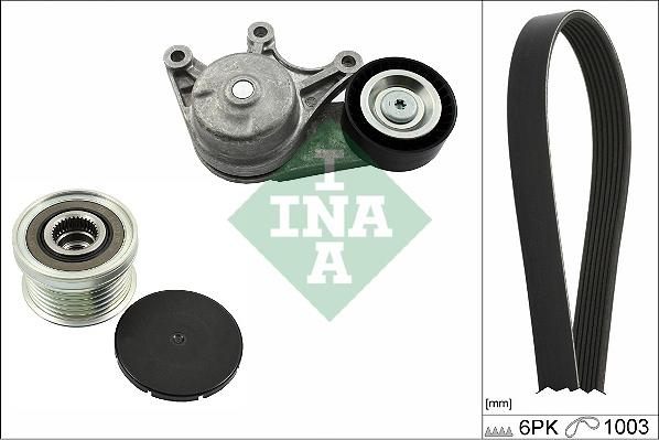 INA 529 0483 20 - V-Ribbed Belt Set parts5.com