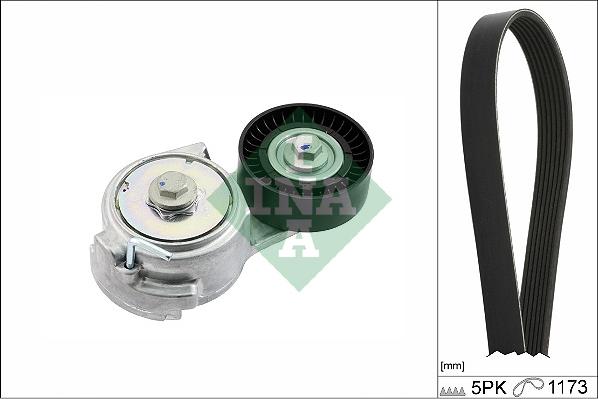 INA 529 0478 10 - Ozubený klinový remeň - Sada parts5.com