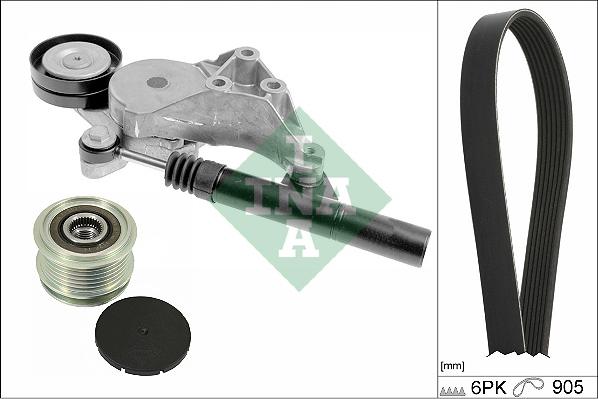 INA 529 0513 20 - Keilrippenriemensatz parts5.com