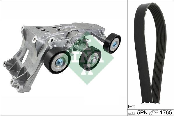 INA 529 0517 10 - Set curea transmisie cu caneluri parts5.com