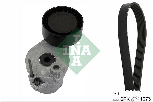 INA 529 0530 10 - Hosszbordás szíj készlet parts5.com