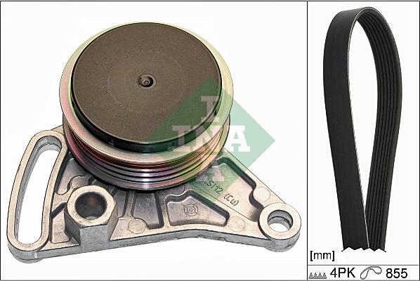 INA 529 0099 10 - Ozubený klinový remeň - Sada parts5.com