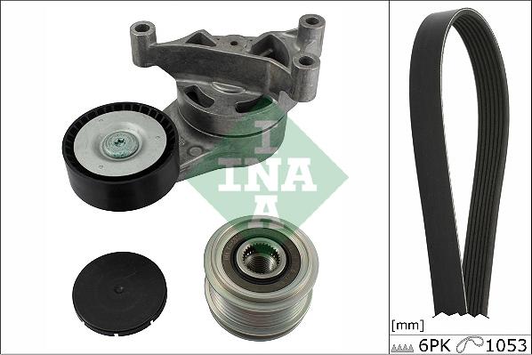 INA 529 0052 20 - Комплект пистов ремък parts5.com