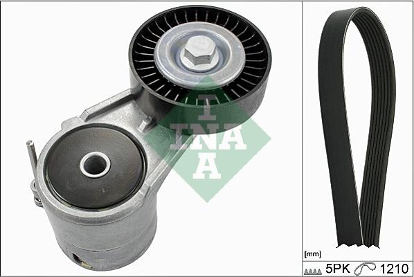 INA 529 0008 10 - Σετ ιμάντων poly-V parts5.com