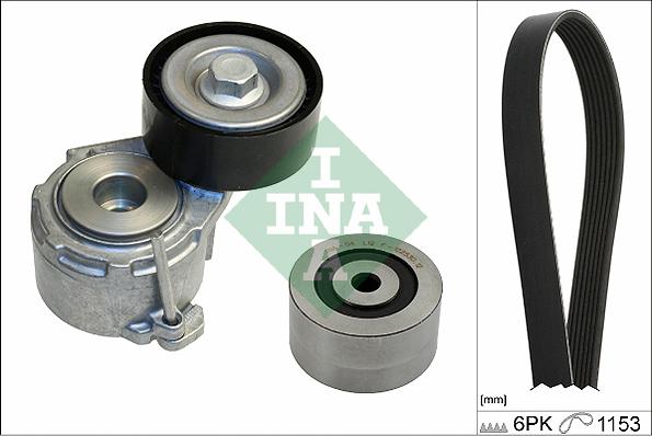 INA 529 0019 10 - Ozubený klinový remeň - Sada parts5.com