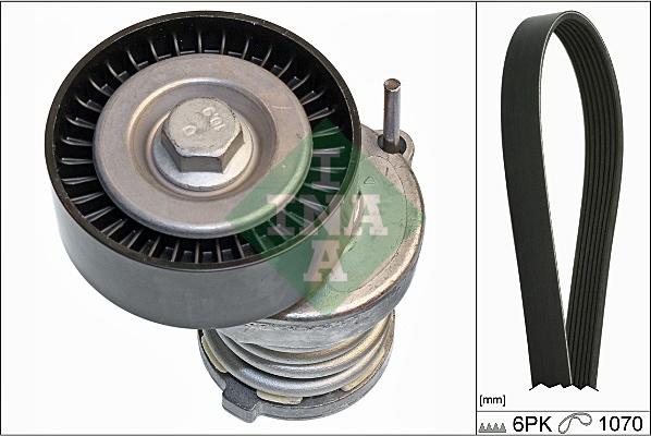 INA 529 0084 10 - Garnitura klinastog rebrastog kaiša parts5.com