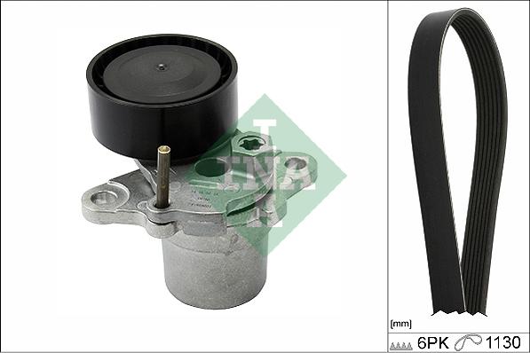 INA 529 0086 10 - Hosszbordás szíj készlet parts5.com