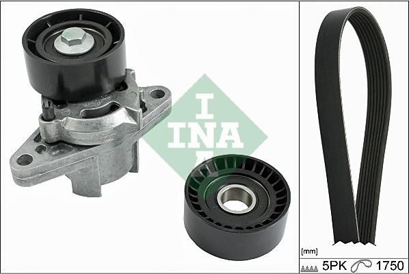 INA 529 0082 10 - Keilrippenriemensatz parts5.com