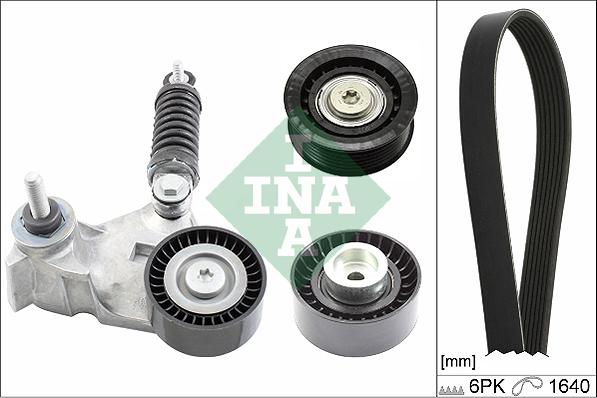 INA 529 0104 10 - Keilrippenriemensatz parts5.com