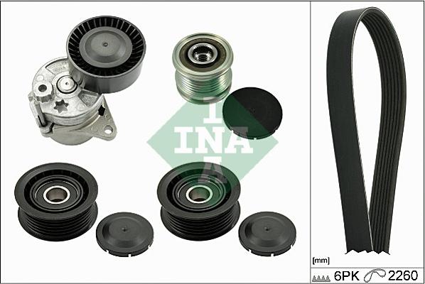 INA 529 0115 21 - Σετ ιμάντων poly-V parts5.com