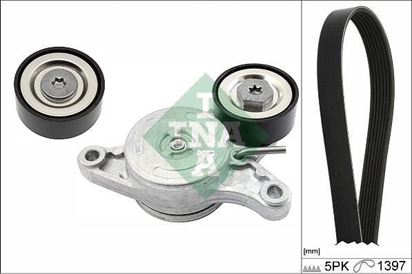 INA 529 0180 10 - Keilrippenriemensatz parts5.com