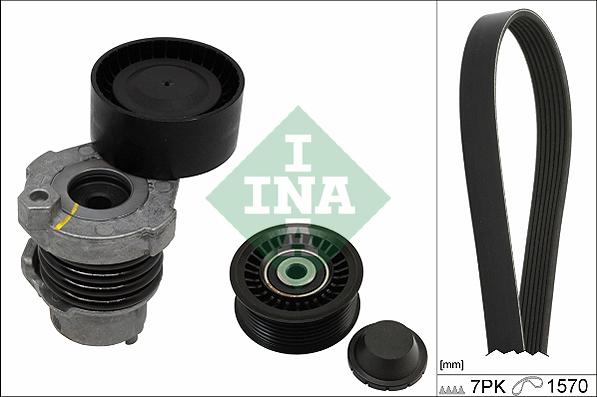 INA 529 0187 10 - Hosszbordás szíj készlet parts5.com