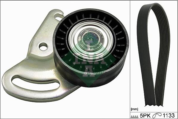 INA 529 0178 10 - Hosszbordás szíj készlet parts5.com