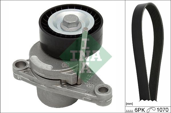 INA 529 0344 10 - Keilrippenriemensatz parts5.com