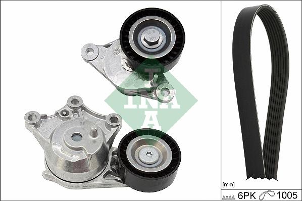 INA 529 0358 10 - Keilrippenriemensatz parts5.com