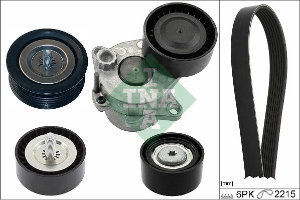 INA 529 0361 10 - Keilrippenriemensatz parts5.com