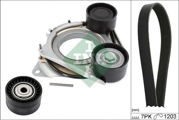 INA 529 0363 10 - Set curea transmisie cu caneluri parts5.com