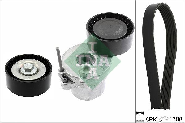 INA 529 0362 10 - V-Ribbed Belt Set parts5.com