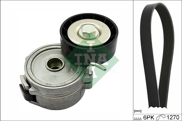 INA 529 0315 10 - Set curea transmisie cu caneluri parts5.com