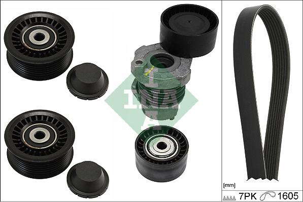 INA 529 0316 10 - Hosszbordás szíj készlet parts5.com