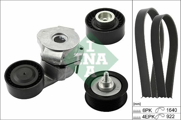 INA 529 0322 10 - Ozubený klinový remeň - Sada parts5.com