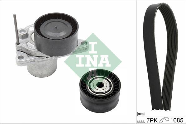 INA 529 0246 10 - Hosszbordás szíj készlet parts5.com