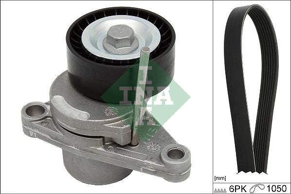 INA 529 0234 10 - Hosszbordás szíj készlet parts5.com