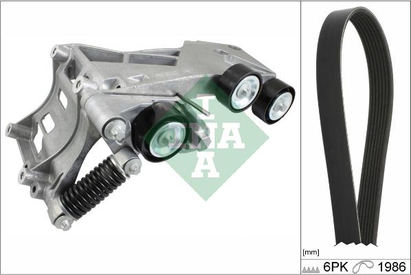 INA 529 0233 10 - Keilrippenriemensatz parts5.com