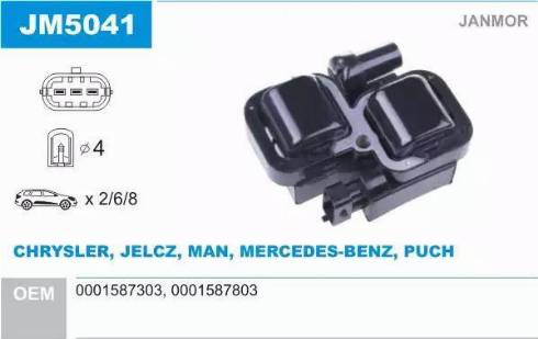 Janmor JM5041 - Süütepool parts5.com