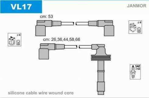 Janmor VL17 - Süütesüsteemikomplekt parts5.com