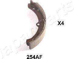 Japanparts GF-254AF - Brake Shoe Set parts5.com