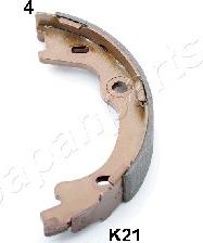 Japanparts GF-K21AF - Brake Shoe Set, parking brake parts5.com