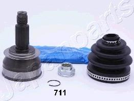 Japanparts GI-711 - Juego de articulación, árbol de transmisión parts5.com