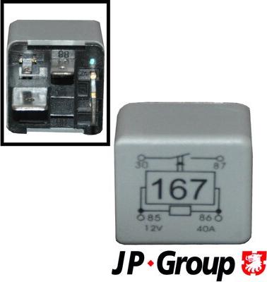 JP Group 1199206900 - Relé, üzemanyag-szivattyú parts5.com