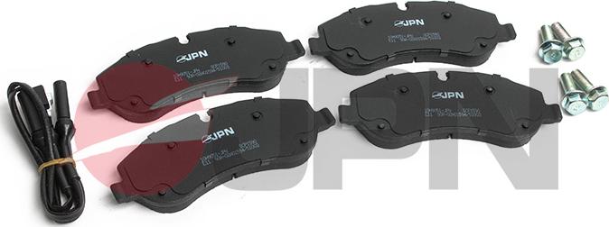 JPN 10H9051-JPN - Brake Pad Set, disc brake parts5.com