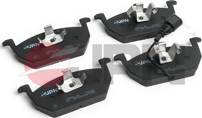 JPN 10H9021-JPN - Brake Pad Set, disc brake parts5.com