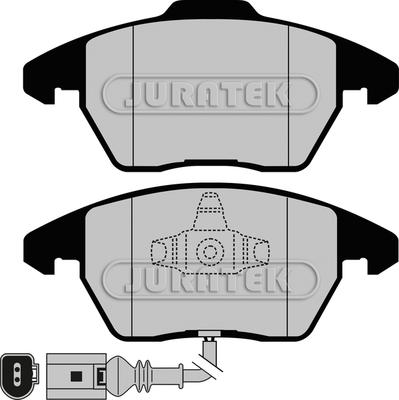 VW 8J0 698 151 P - Juego de pastillas de freno parts5.com