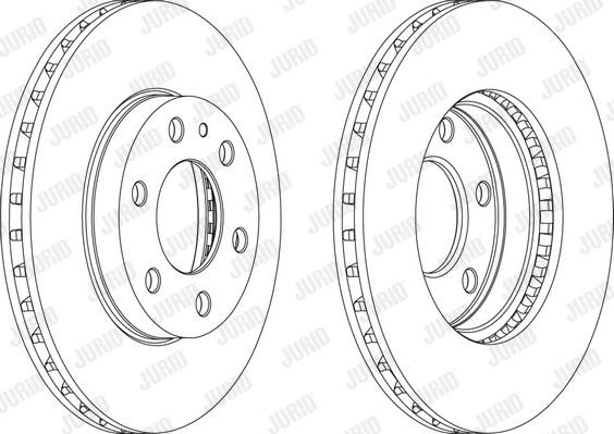 Jurid 569165J - Спирачен диск parts5.com