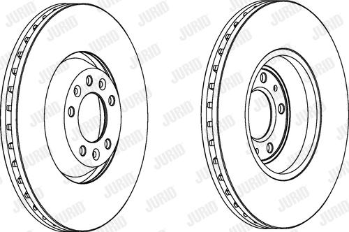 Jurid 563031JC-1 - Disc frana parts5.com