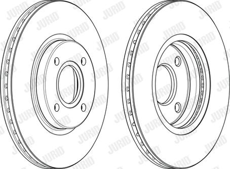 Jurid 563115JC - Brake Disc parts5.com