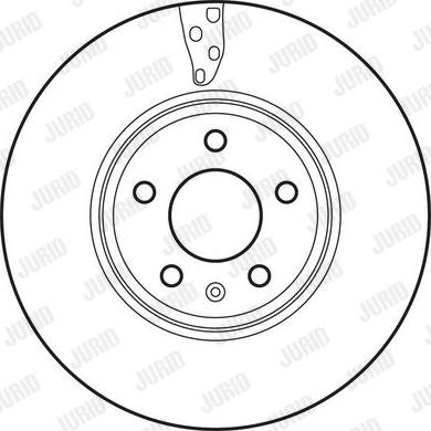 Jurid 562466JC - Disco de freno parts5.com