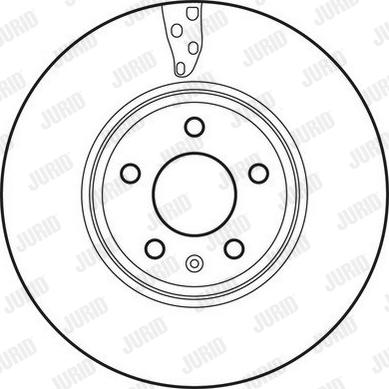 Jurid 562466JC - Disco de freno parts5.com