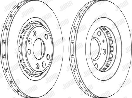 Jurid 562596JC-1 - Kočni disk parts5.com