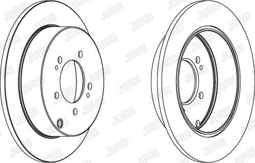 Jurid 562527JC - Disco de freno parts5.com