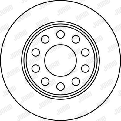 Jurid 562191JC - Brake Disc parts5.com