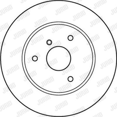 Jurid 562155JC - Zavorni kolut parts5.com