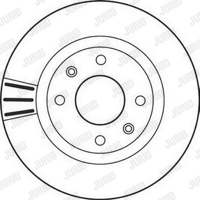 Jurid 562128JC - Zavorni kolut parts5.com