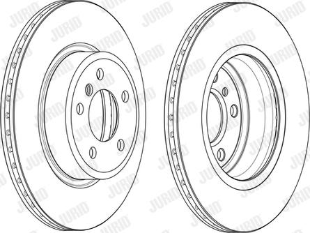 Jurid 562889JC - Brake Disc parts5.com